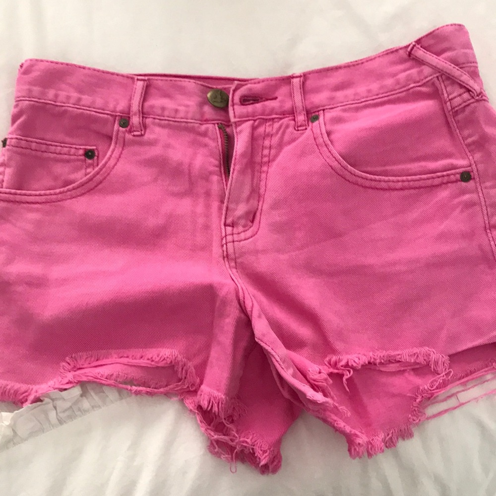 Free People Pink Shorts